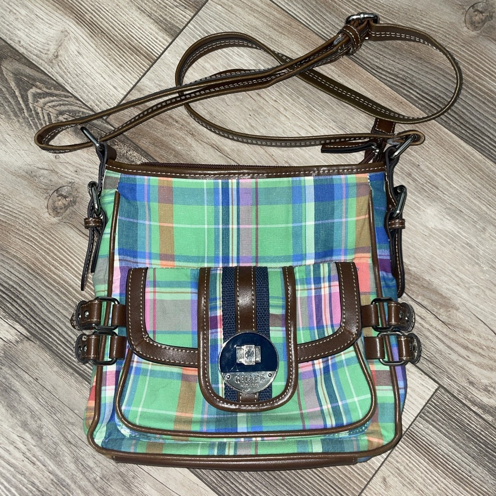 Vintage‎ Chaps Purse Buffalo Plaid 90s 2000 Y2K Crossbody